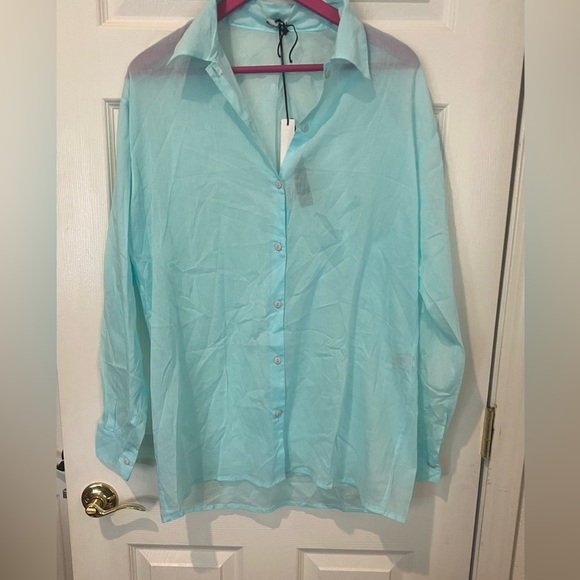 Rosa Chá Button Down Blouse   NWT - Picture 2 of 7